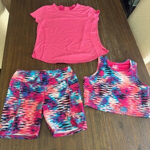Girls Active 3 piece Set Size XL (14-16)